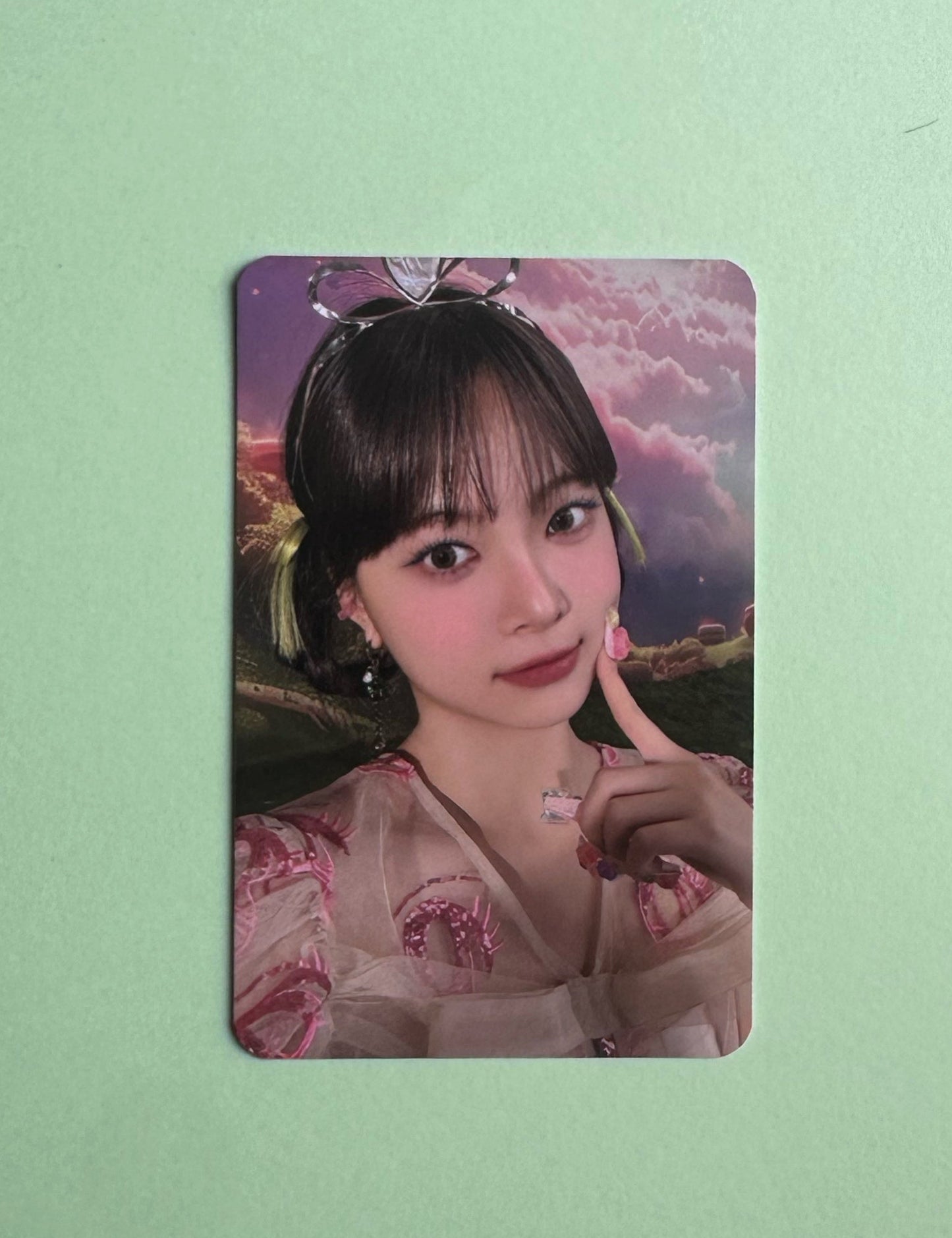 Eunchae - Le Sserafim - Crazy - Aladin - Fan Sign Photocard