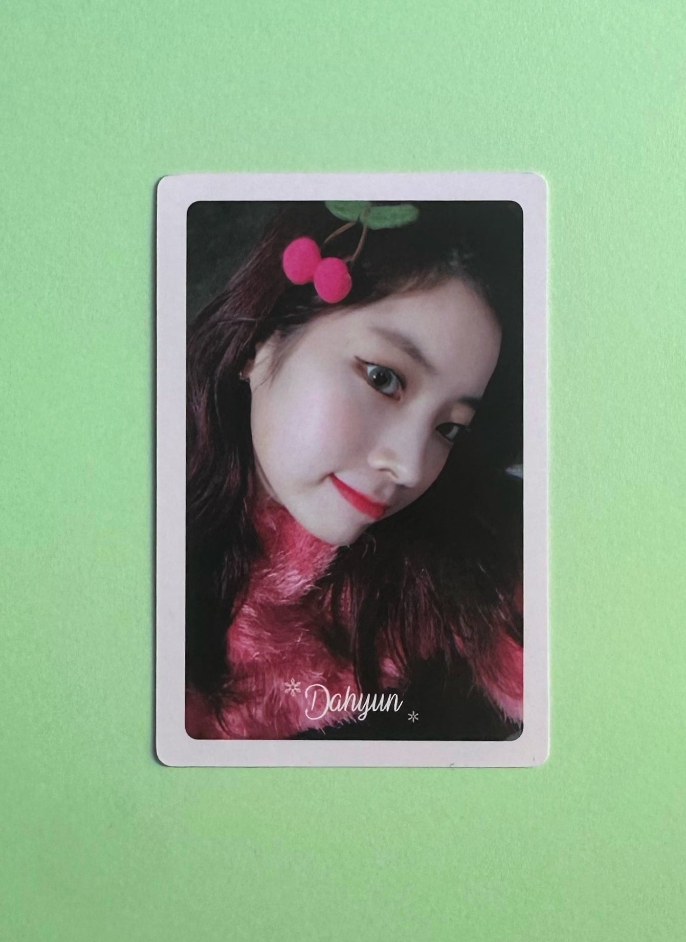Twice - Dahyun - Merry & Happy - POB Photocard
