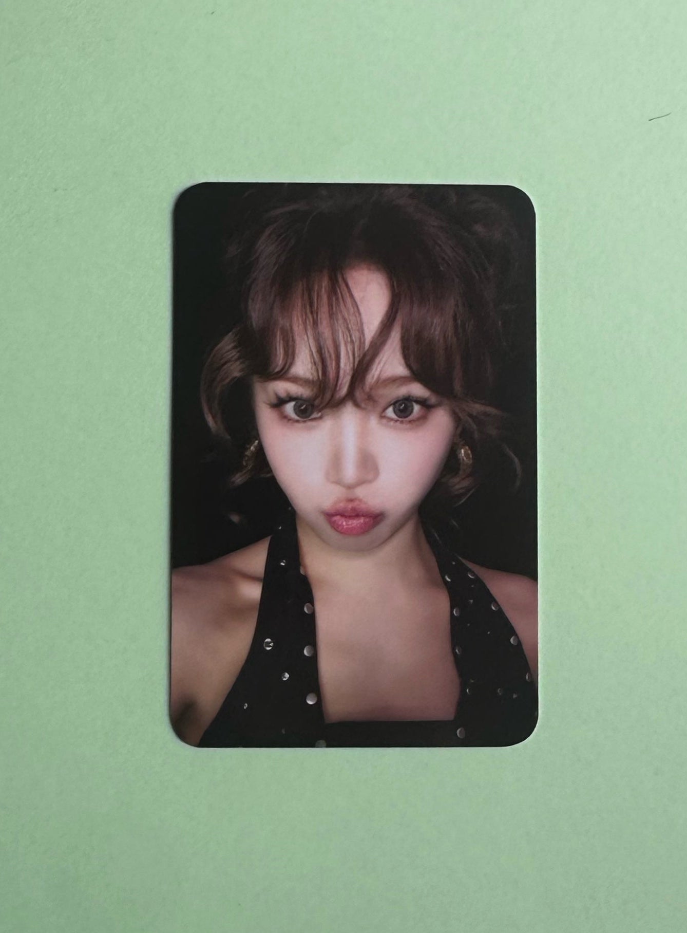 Chaewon - Le Sserafim - Hot - Music Korea - Fan Sign Photocard