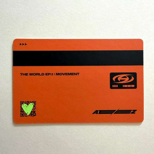 Official ATEEZ Hongjoong THE WORLD EP.1 : MOVEMENT Z Ver. album photocard back