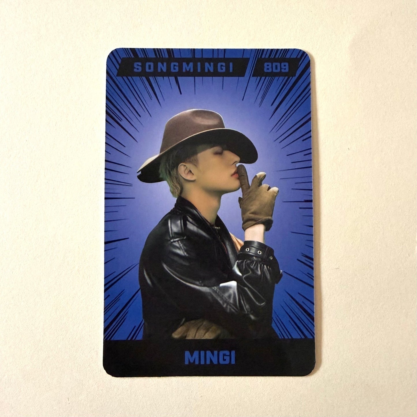 ATEEZ Mingi THE WORLD EP.2 : OUTLAW Platform Ver. 6 Official Album Photocard - Ginger RootPhotocard