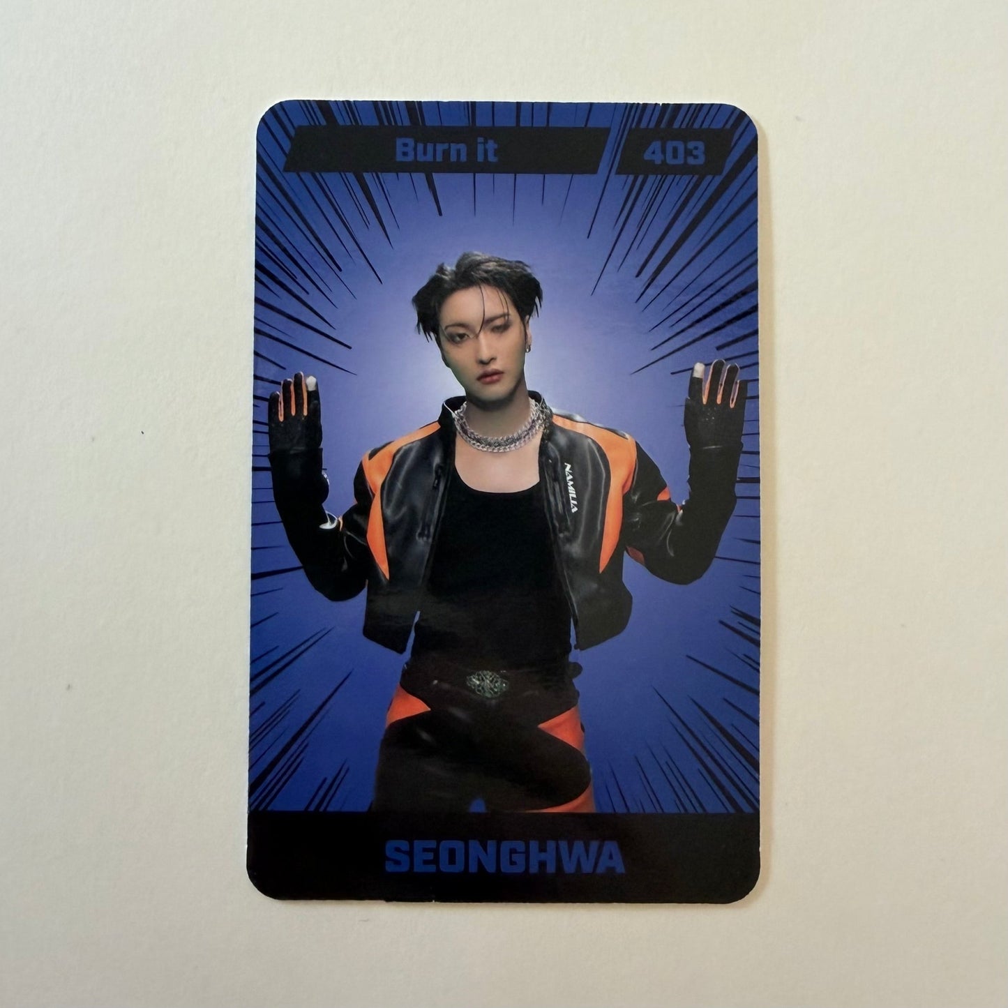 ATEEZ Seonghwa THE WORLD EP.2 : OUTLAW Platform Ver. 5 Official Album Photocard - Ginger RootPhotocard