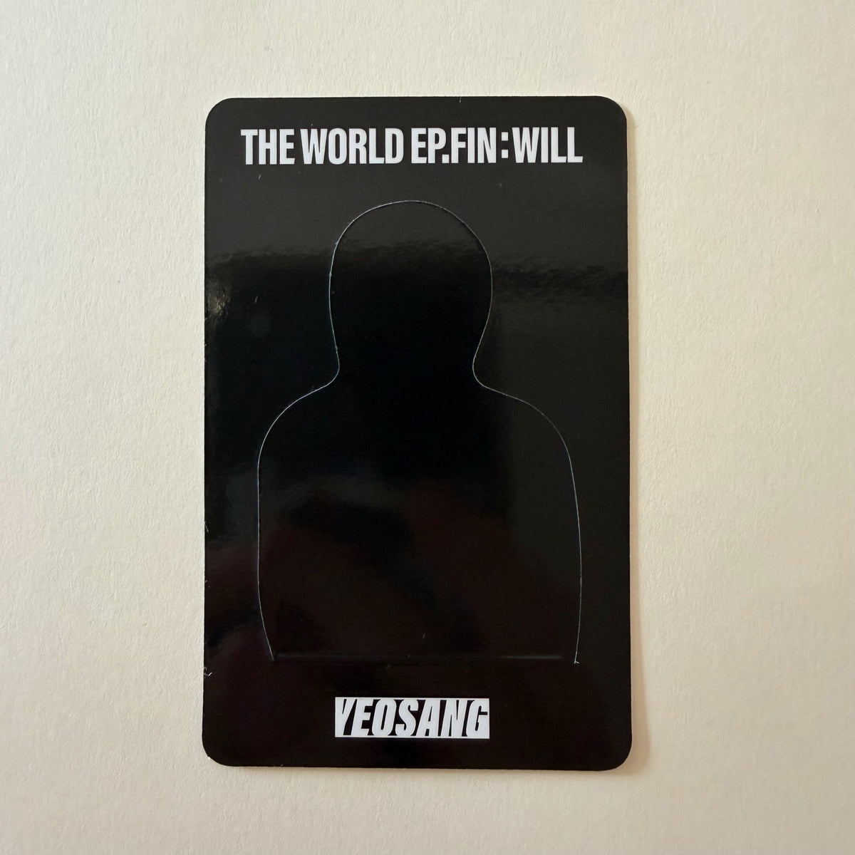 ATEEZ Yeosang THE WORLD EP.FIN : WILL Standee Ver. Official Album Photocard - Ginger RootPhotocard
