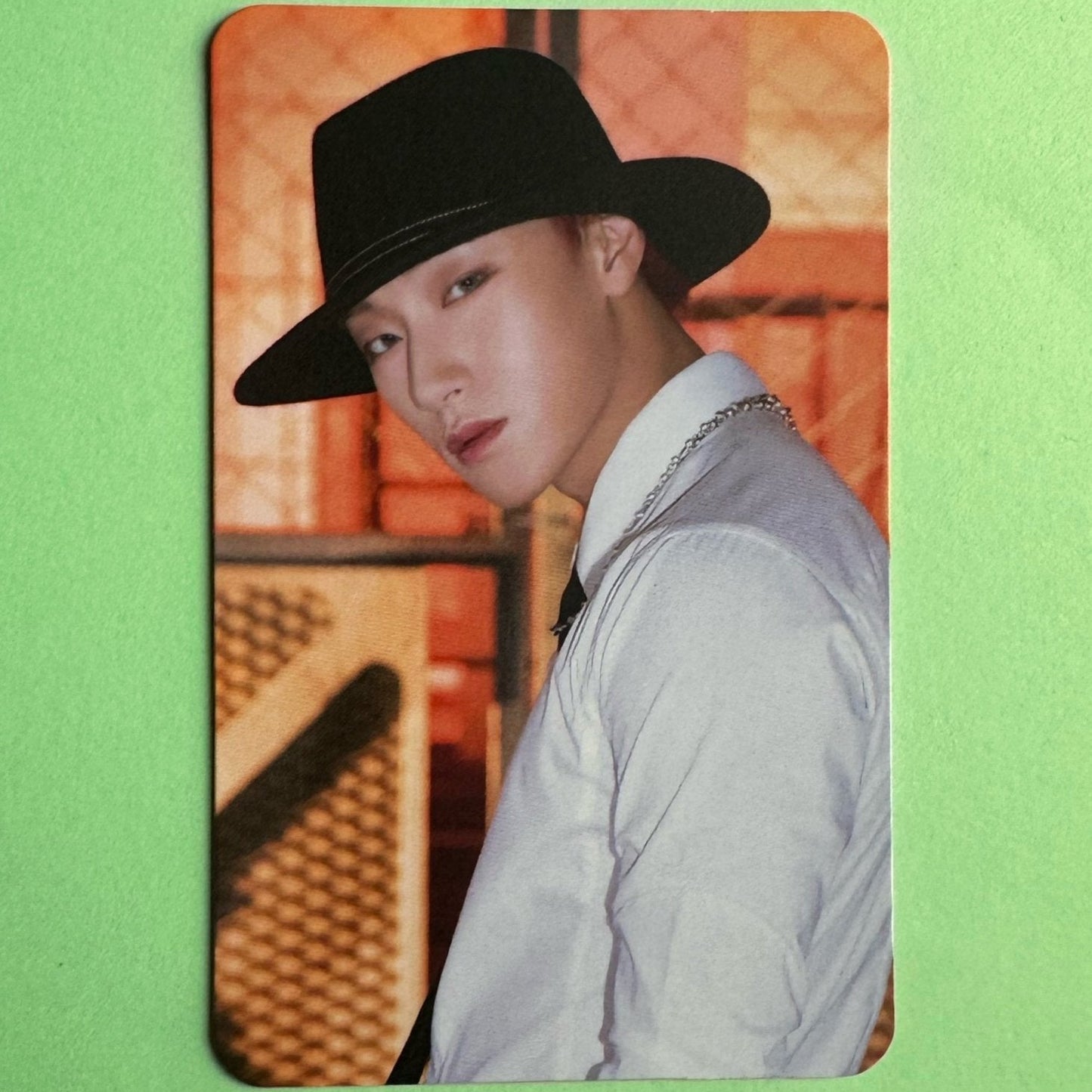 San - Ateez - The World EP1: FIN - Platform Ver QR Photocard - Ginger Root Photocard UK Kpop shop