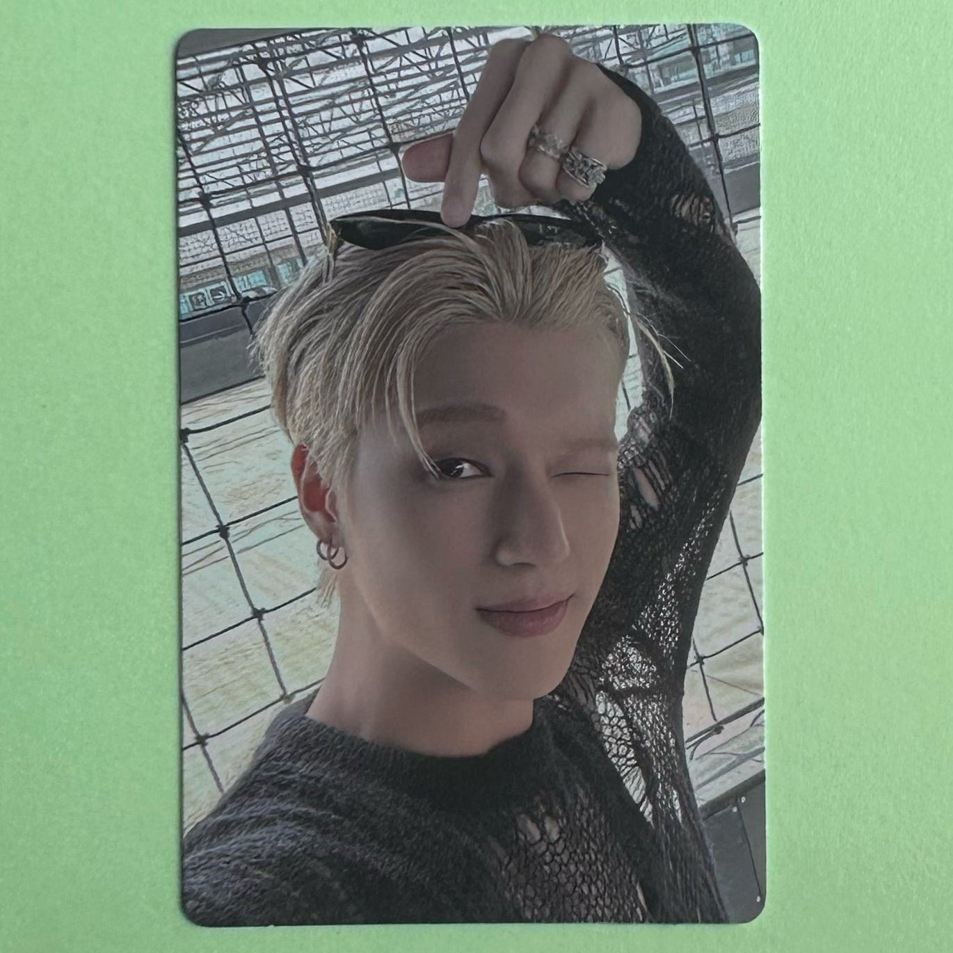 Wooyoung - Ateez - Golden Hour: Part 3 Album - Set B Photocard - Ginger Root Photocard UK Kpop shop