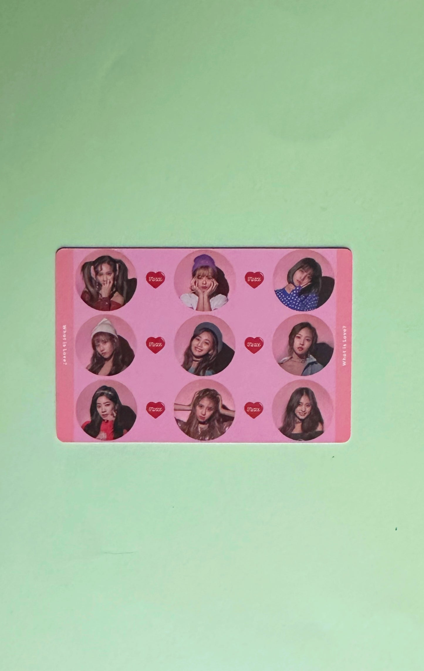 Twice - Unit - OT9 - What is Love? - POB Photocard