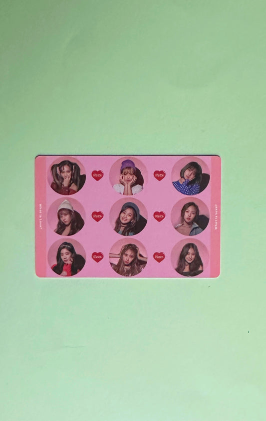 Twice - Unit - OT9 - What is Love? - POB Photocard