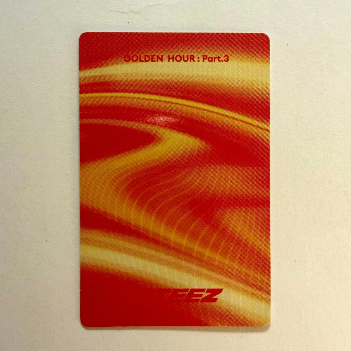 ATEEZ GOLDEN HOUR : Part.3 Set A Official Unit Album Photocard - Ginger RootPhotocard