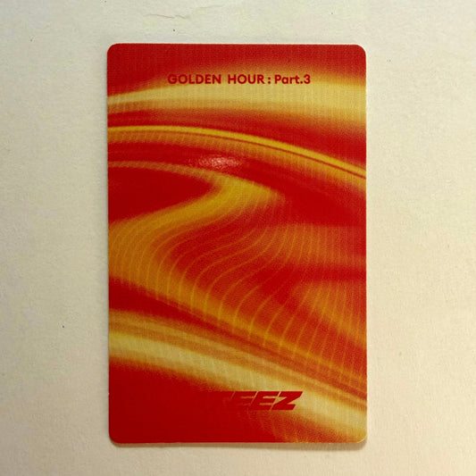 ATEEZ GOLDEN HOUR : Part.3 Set A Official Unit Album Photocard - Ginger RootPhotocard