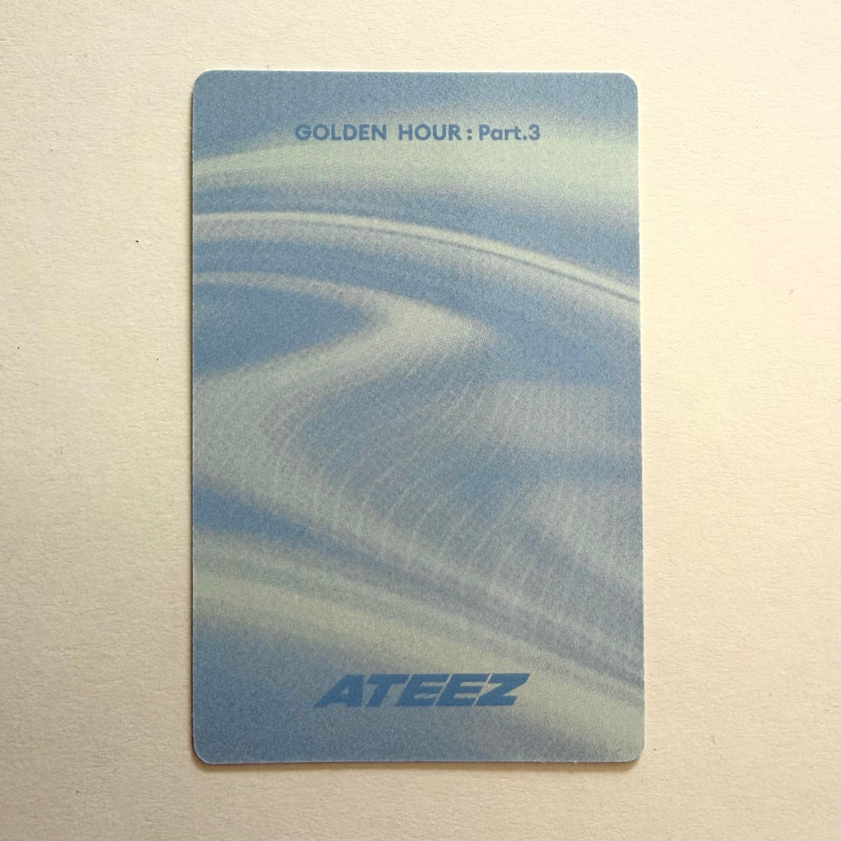 Official ATEEZ Hongjoong GOLDEN HOUR Part.3 Set 2 album photocard back