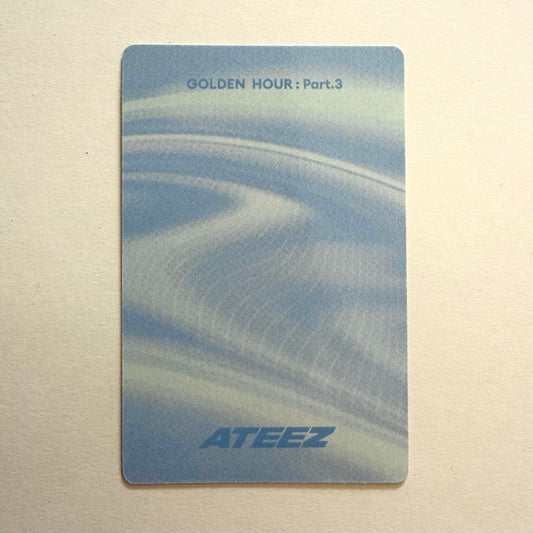 Official ATEEZ Hongjoong GOLDEN HOUR Part.3 Set 2 album photocard back