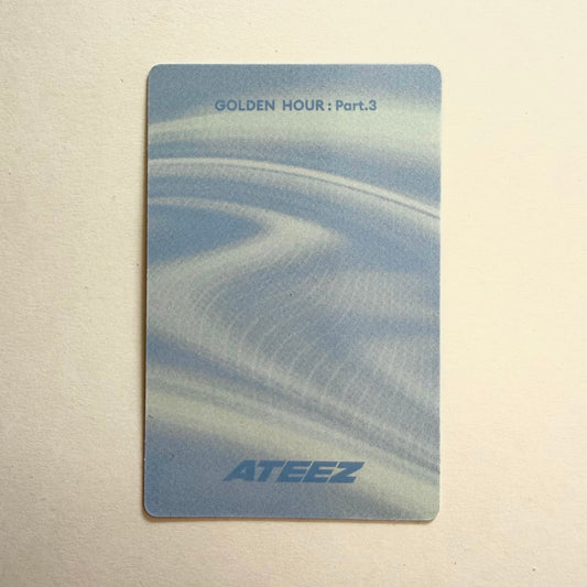 Official ATEEZ Hongjoong GOLDEN HOUR Part.3 Set A album photocard back