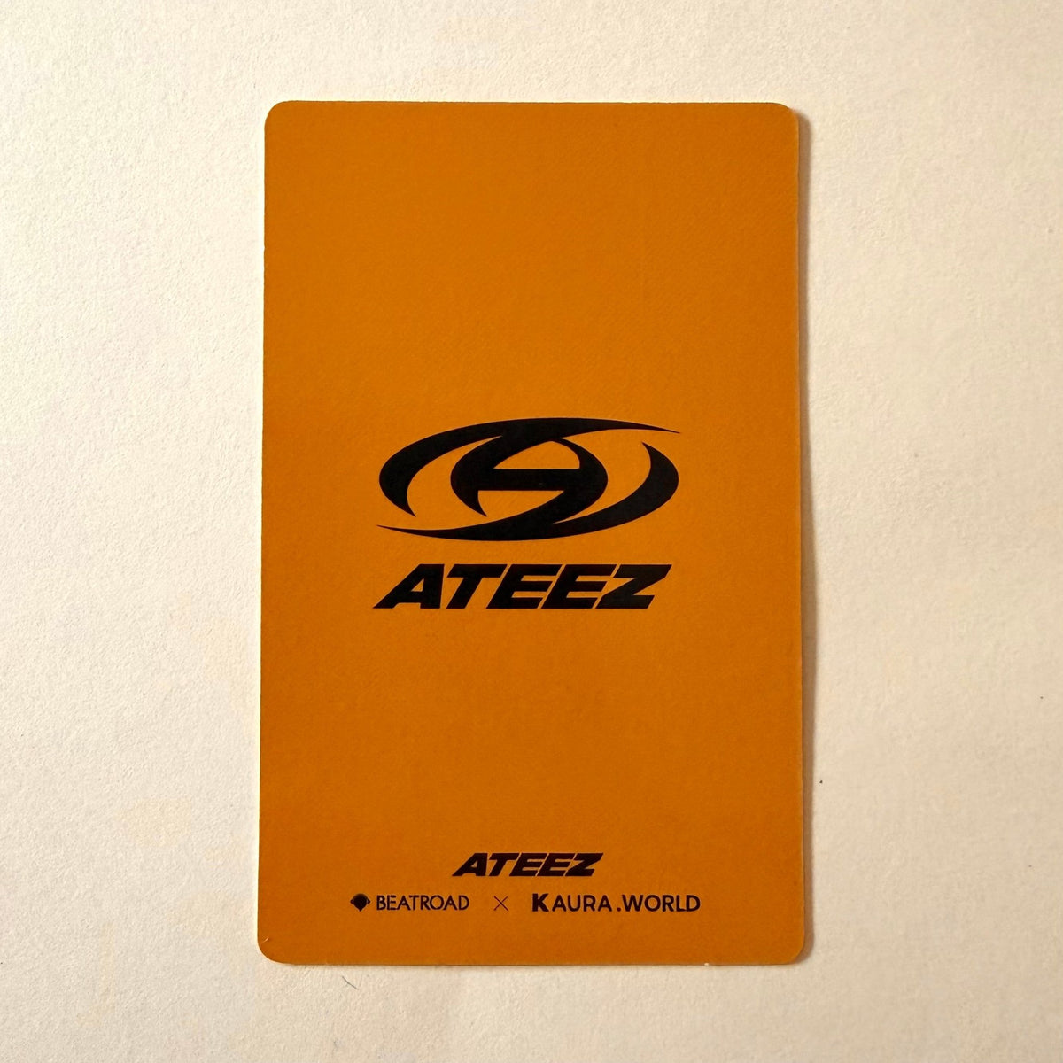 Official ATEEZ Jongho THE WORLD EP.1 MOVEMENT Beatroad x Kaura photocard back