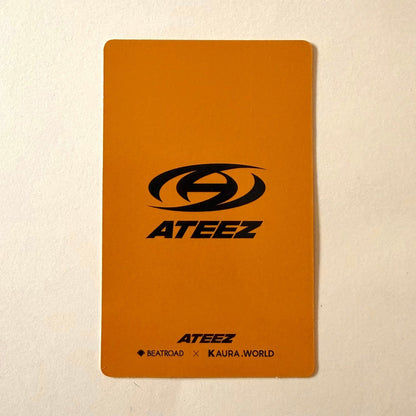 Official ATEEZ Jongho THE WORLD EP.1 MOVEMENT Beatroad x Kaura photocard back