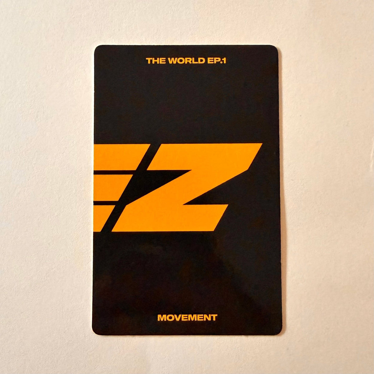 Official ATEEZ Jongho THE WORLD EP.1 MOVEMENT Limited Ver. album photocard back