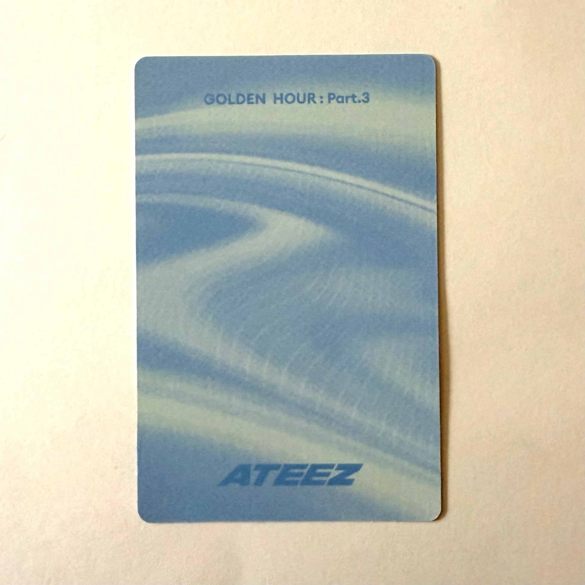 ATEEZ Mingi GOLDEN HOUR : Part.3 Set B Official Album Photocard - Ginger RootPhotocard