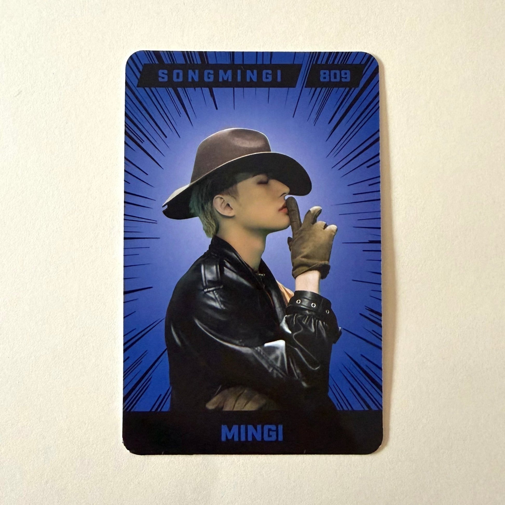 ATEEZ Mingi THE WORLD EP.2 : OUTLAW Platform Ver. 3 Official Album Photocard - Ginger RootPhotocard
