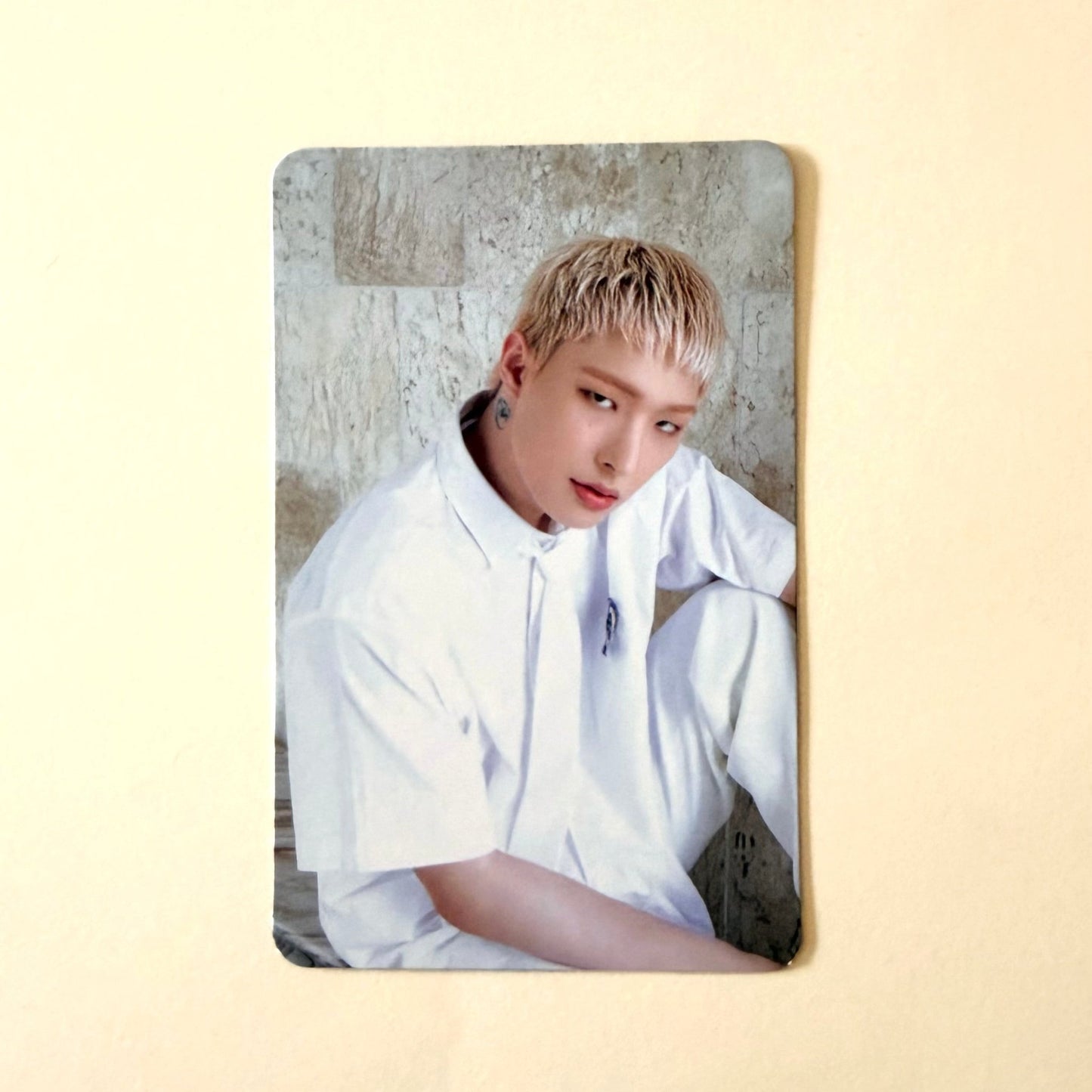 ATEEZ Mingi THE WORLD EP.2 : OUTLAW Platform Ver. 3 Official Album Photocard - Ginger RootPhotocard