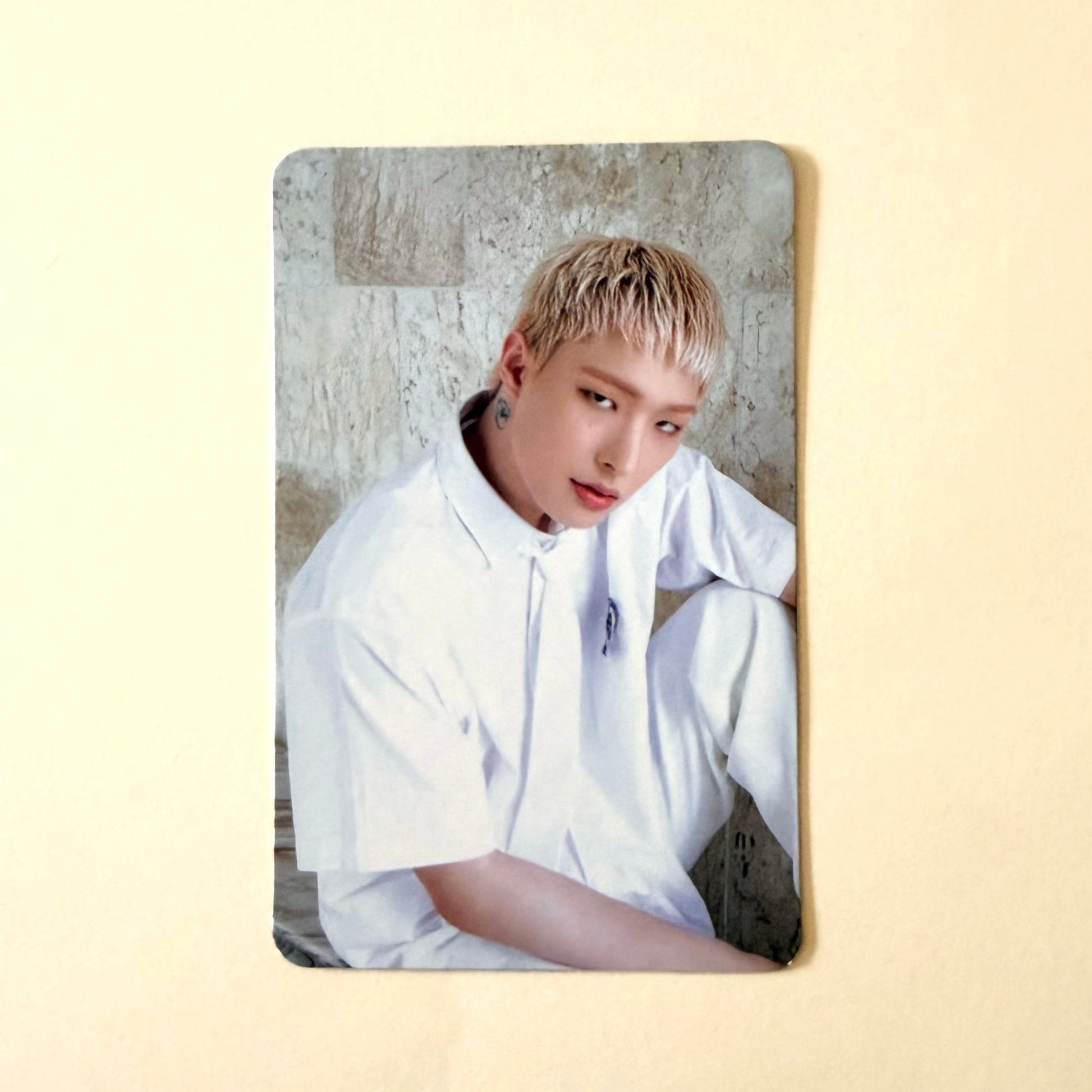 ATEEZ Mingi THE WORLD EP.2 : OUTLAW Platform Ver. 3 Official Album Photocard - Ginger RootPhotocard