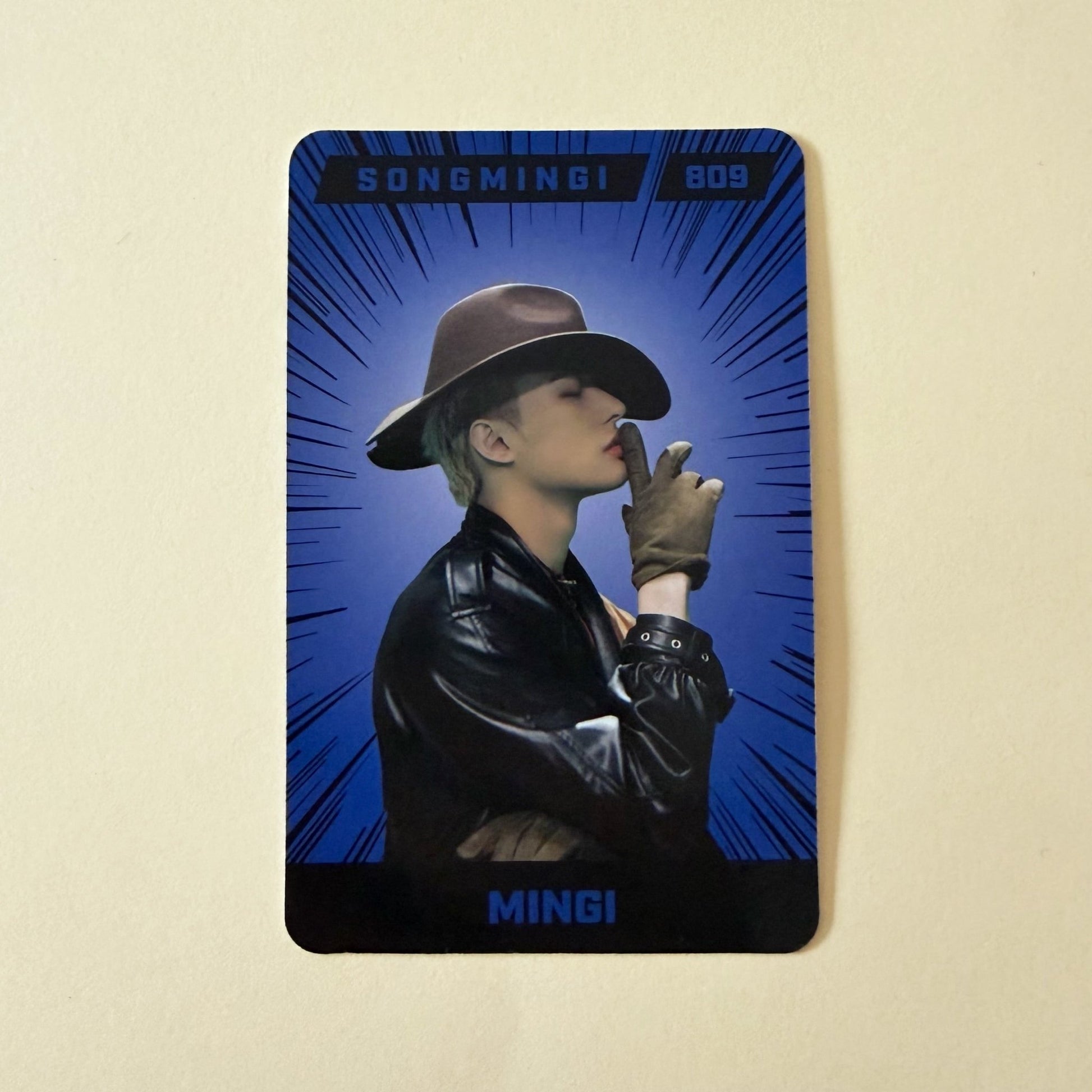 ATEEZ Mingi THE WORLD EP.2 : OUTLAW Platform Ver. 4 Official Album Photocard - Ginger RootPhotocard