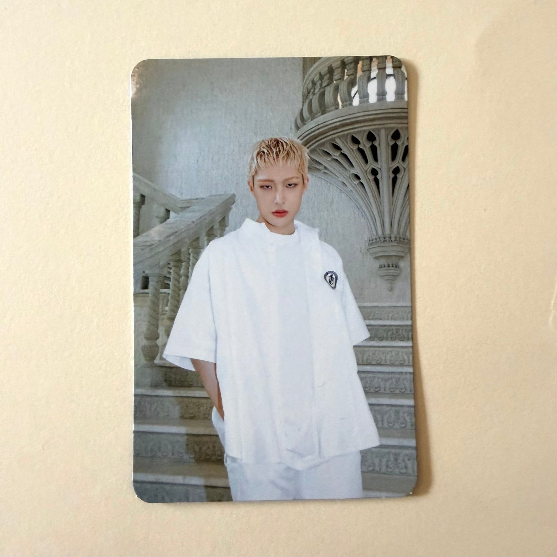 ATEEZ Mingi THE WORLD EP.2 : OUTLAW Platform Ver. 4 Official Album Photocard - Ginger RootPhotocard