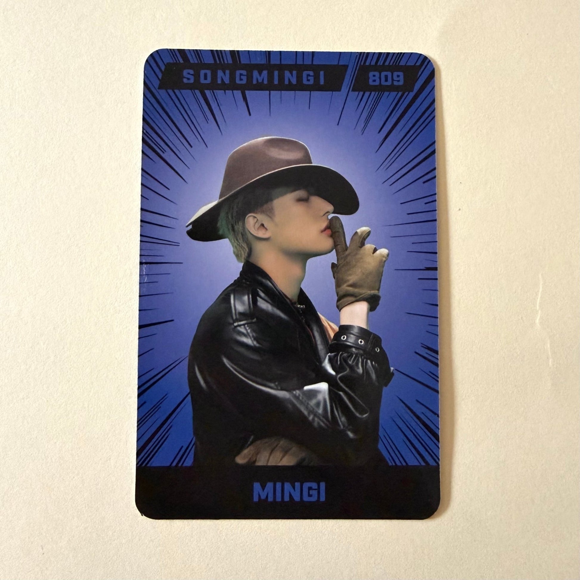 ATEEZ Mingi THE WORLD EP.2 : OUTLAW Platform Ver. 5 Official Album Photocard - Ginger RootPhotocard