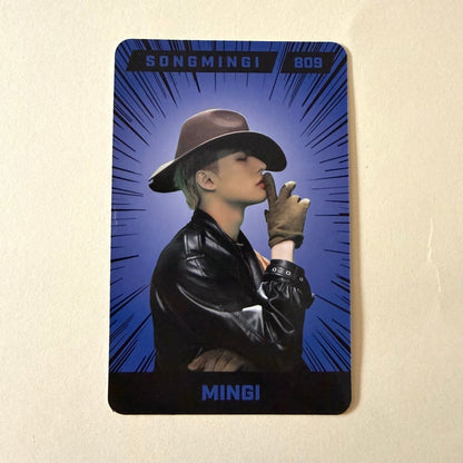 ATEEZ Mingi THE WORLD EP.2 : OUTLAW Platform Ver. 5 Official Album Photocard - Ginger RootPhotocard