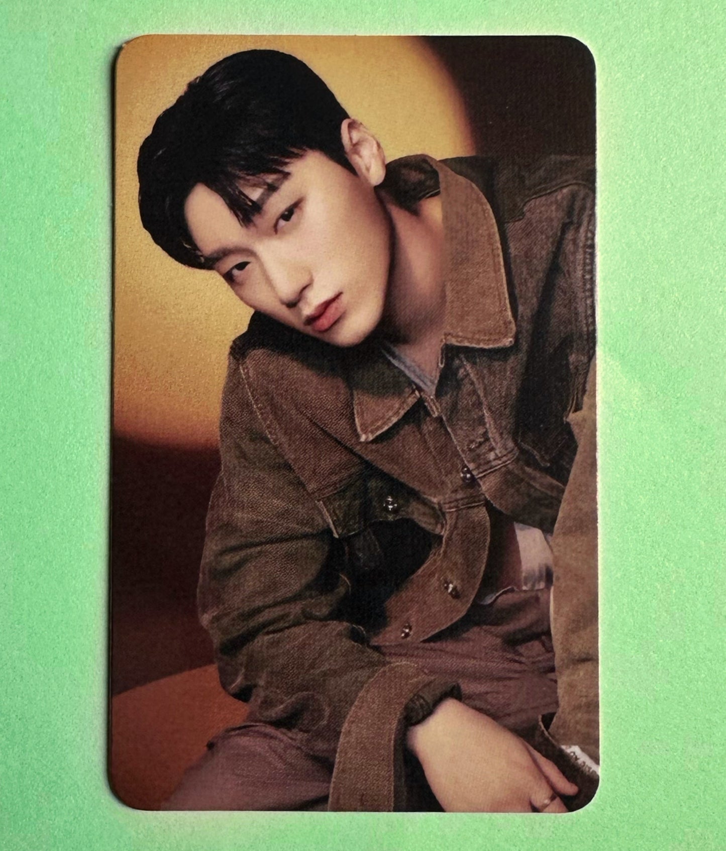 Ateez - San - Golden Hour: Part 1 - Photocard - Ginger RootPhotocard