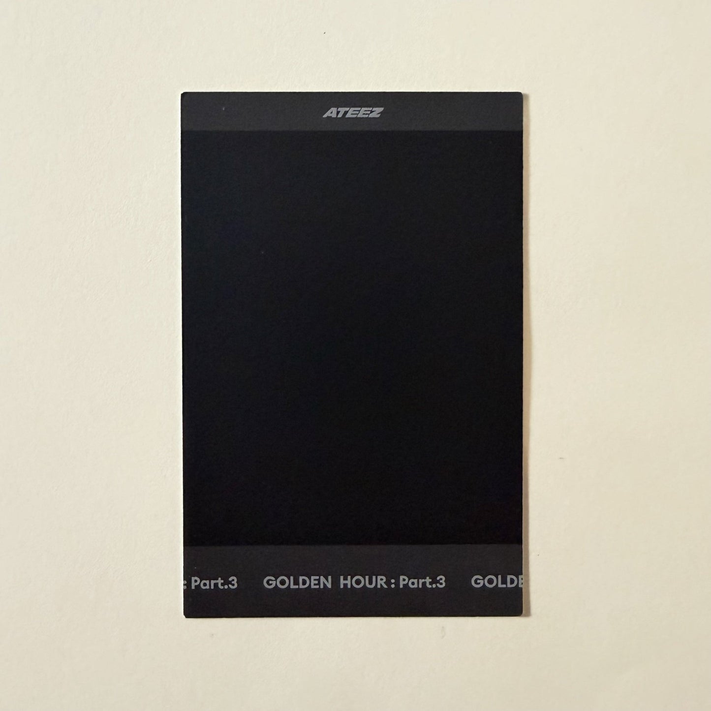 ATEEZ San GOLDEN HOUR : Part.3 Official Album Polaroid - Ginger RootPhotocard
