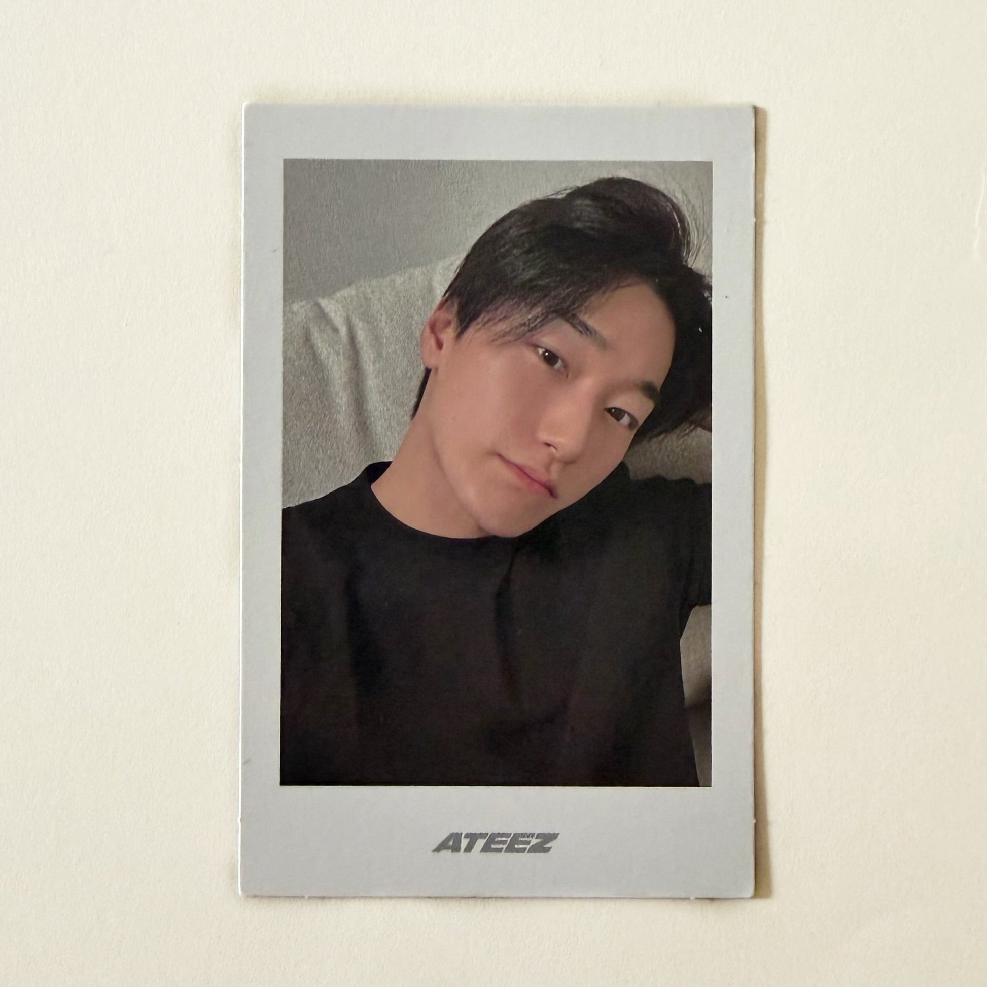 ATEEZ San GOLDEN HOUR : Part.3 Official Album Polaroid - Ginger RootPhotocard