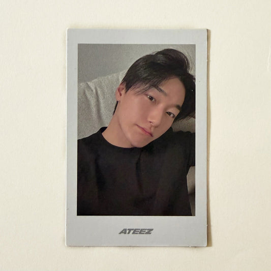 ATEEZ San GOLDEN HOUR : Part.3 Official Album Polaroid - Ginger RootPhotocard