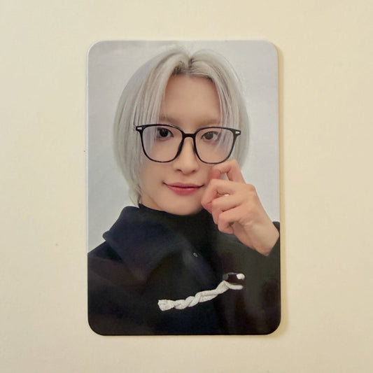 ATEEZ Seonghwa GOLDEN HOUR : Part.2 Fromm Fansign Glasses Set Official Photocard - Ginger RootPhotocard