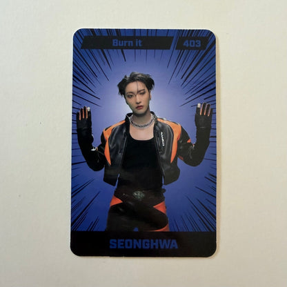 ATEEZ Seonghwa THE WORLD EP.2 : OUTLAW Platform Ver. 5 Official Album Photocard - Ginger RootPhotocard