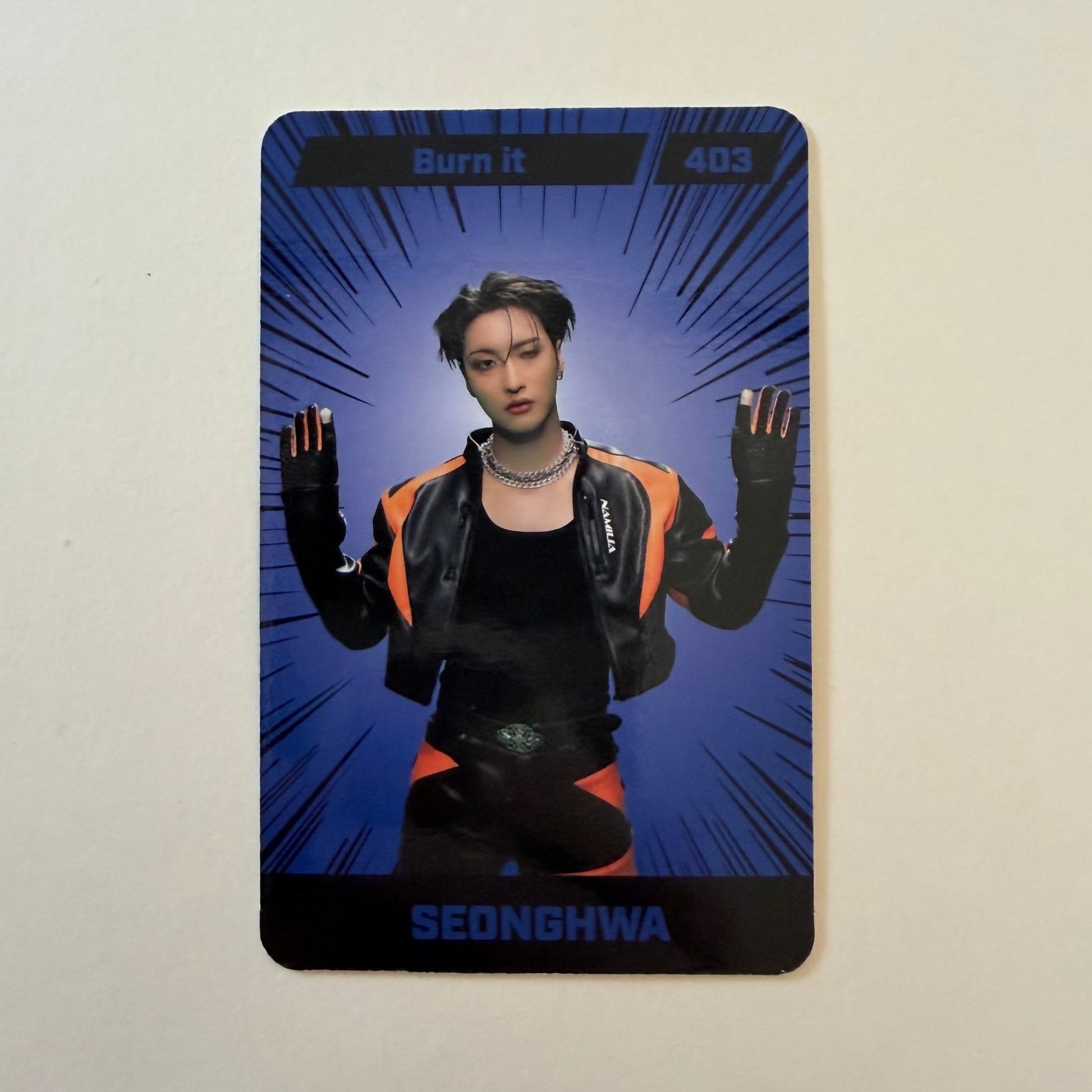 ATEEZ Seonghwa THE WORLD EP.FIN : WILL Platform Ver. Official Album Photocard - Ginger RootPhotocard