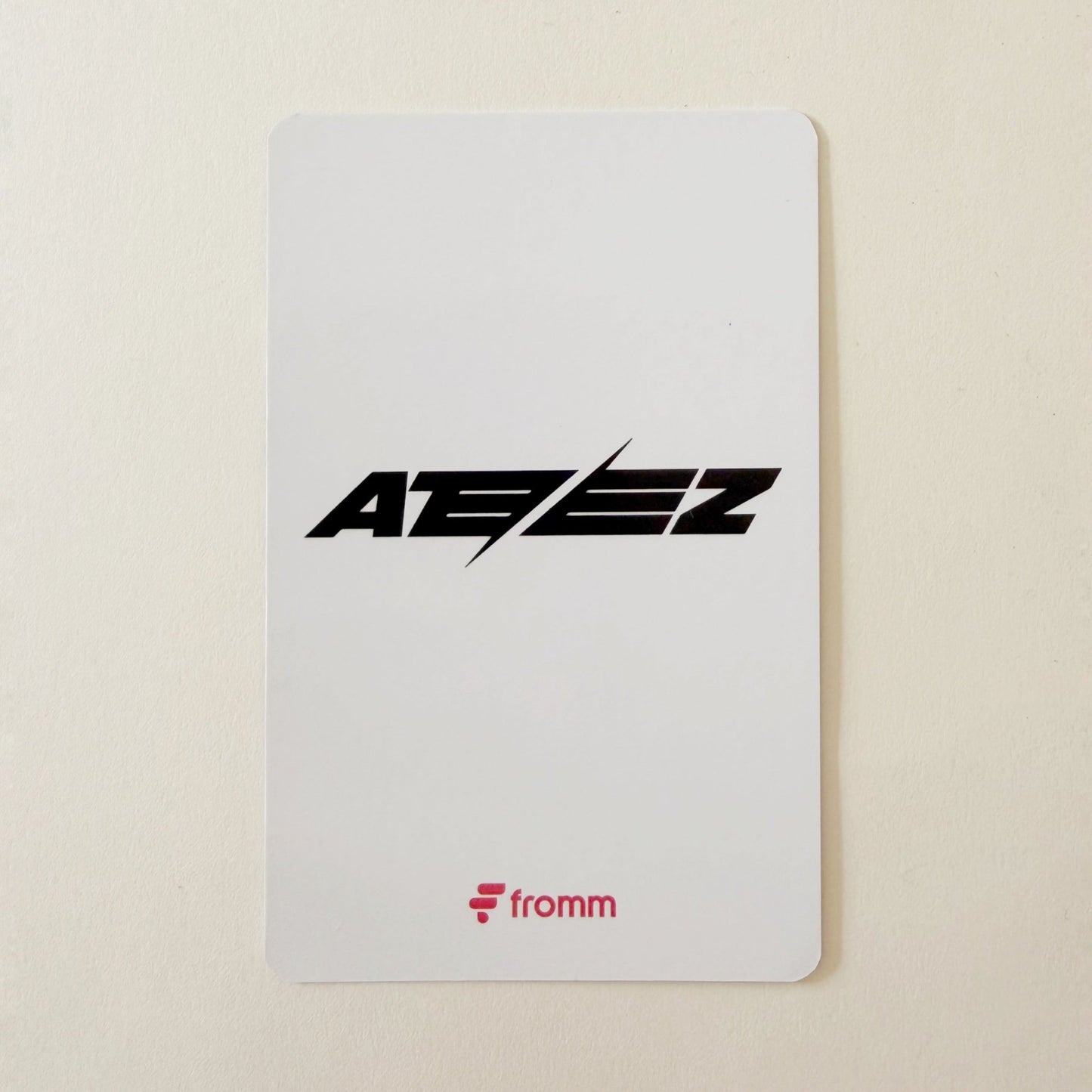 ATEEZ Wooyoung & Yeosang Fromm POB Official Unit Photocard - Ginger RootPhotocard