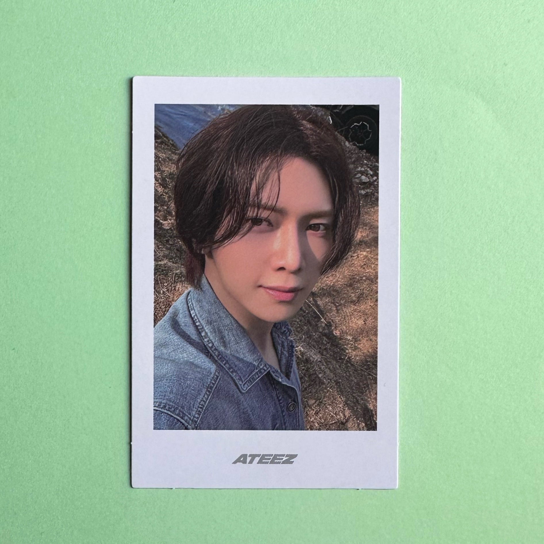 Ateez - Yeosang - Golden Hour: Part 3 Album - Polaroid - Ginger RootPhotocard