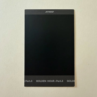 ATEEZ Yeosang GOLDEN HOUR : Part.3 Official Album Polaroid - Ginger RootPhotocard