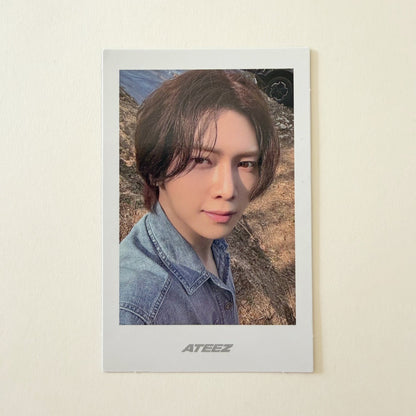 ATEEZ Yeosang GOLDEN HOUR : Part.3 Official Album Polaroid - Ginger RootPhotocard