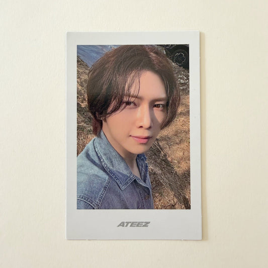ATEEZ Yeosang GOLDEN HOUR : Part.3 Official Album Polaroid - Ginger RootPhotocard