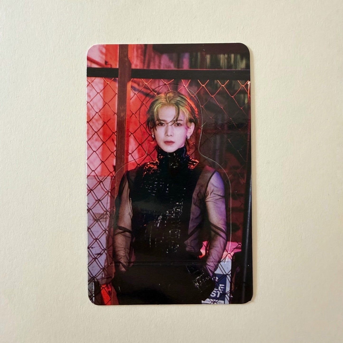 ATEEZ Yeosang THE WORLD EP.FIN : WILL Standee Ver. Official Album Photocard - Ginger RootPhotocard
