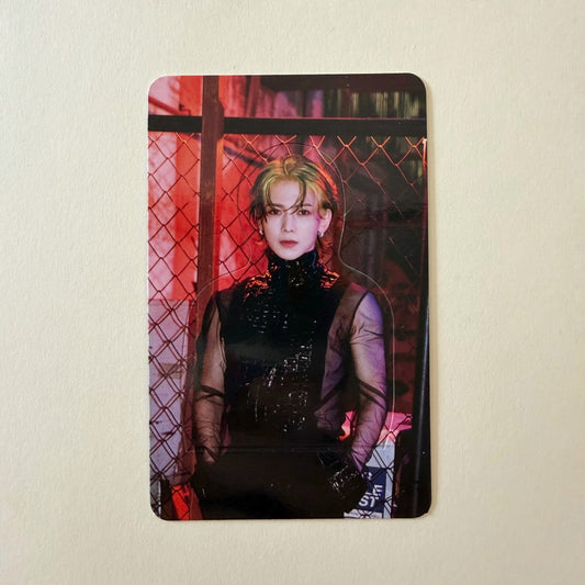 ATEEZ Yeosang THE WORLD EP.FIN : WILL Standee Ver. Official Album Photocard - Ginger RootPhotocard