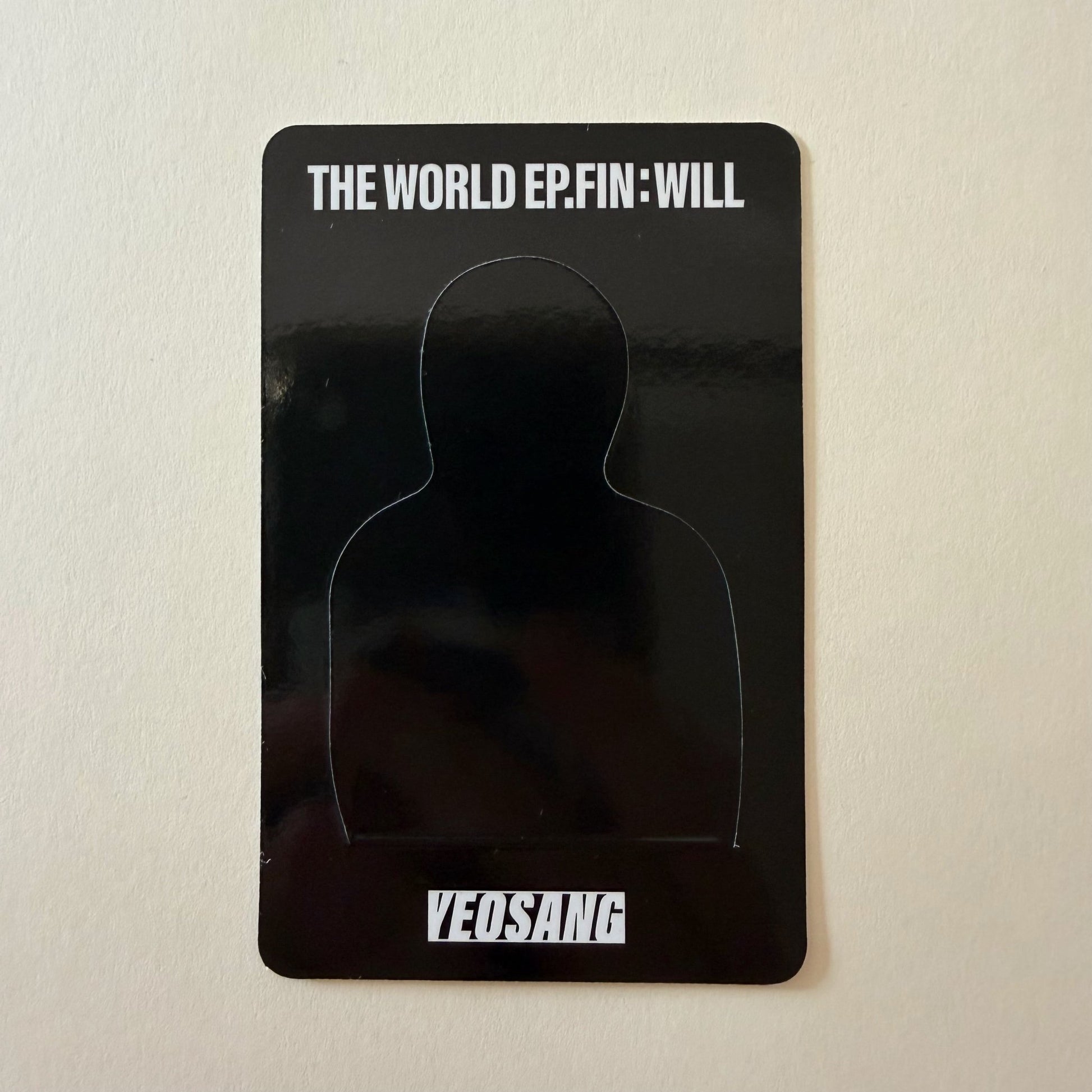 ATEEZ Yeosang THE WORLD EP.FIN : WILL Standee Ver. Official Album Photocard - Ginger RootPhotocard