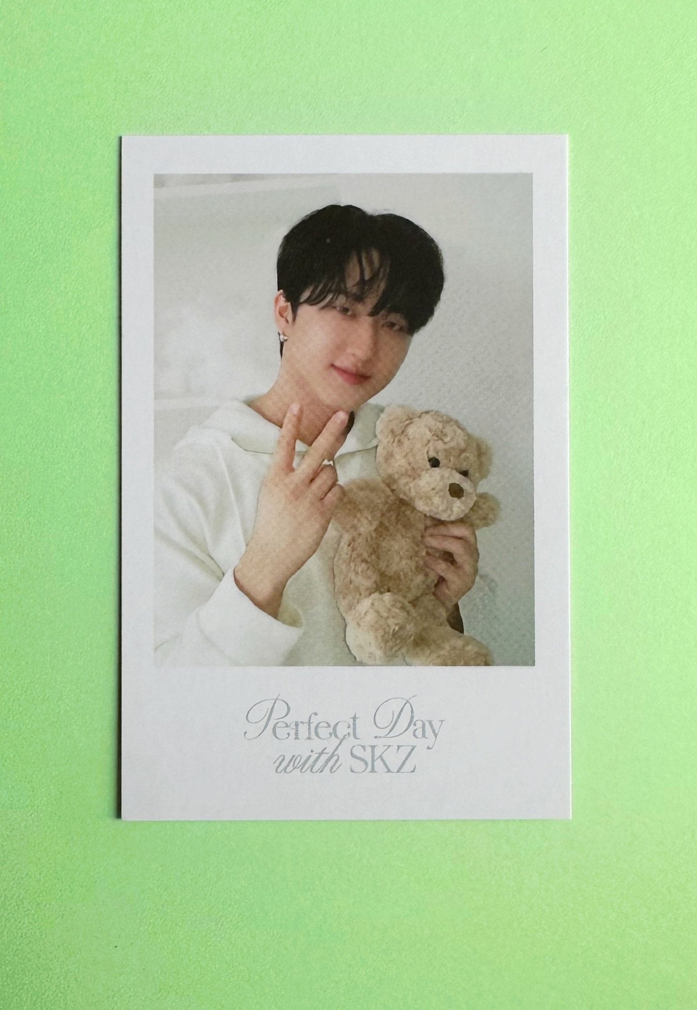 Changbin - Stray Kids - Perfect Day with SKZ - Polaroid Ver - 2024 Seasons Greeting - Ginger RootPhotocard