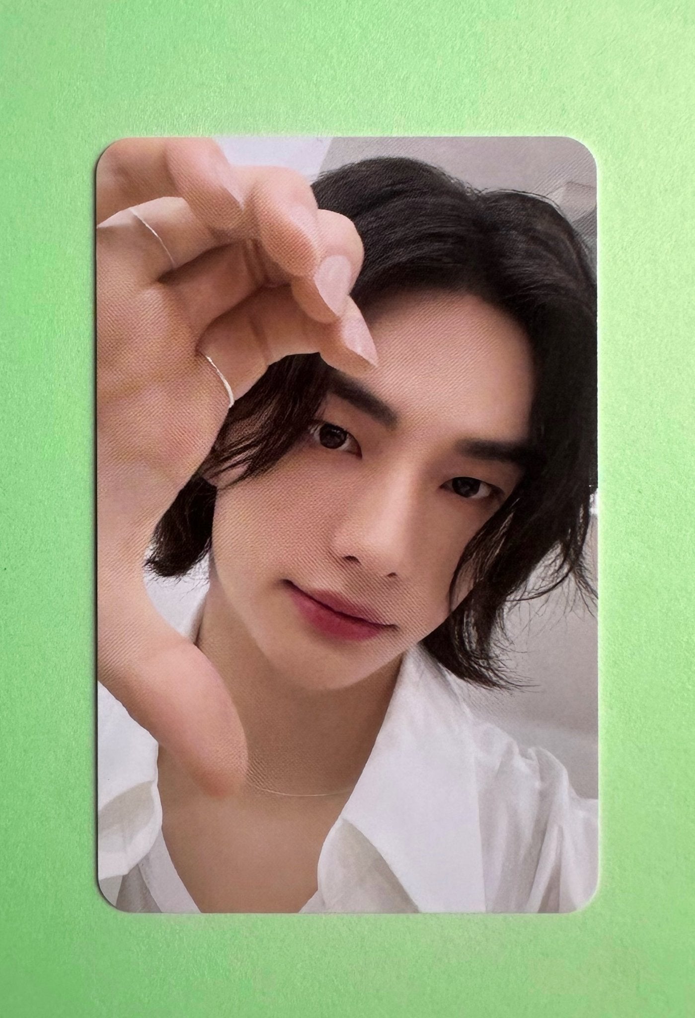 Hyunjin - Stray Kids - Perfect Day with SKZ - Selfie Ver - 2024 Seasons Greeting - Ginger RootPhotocard