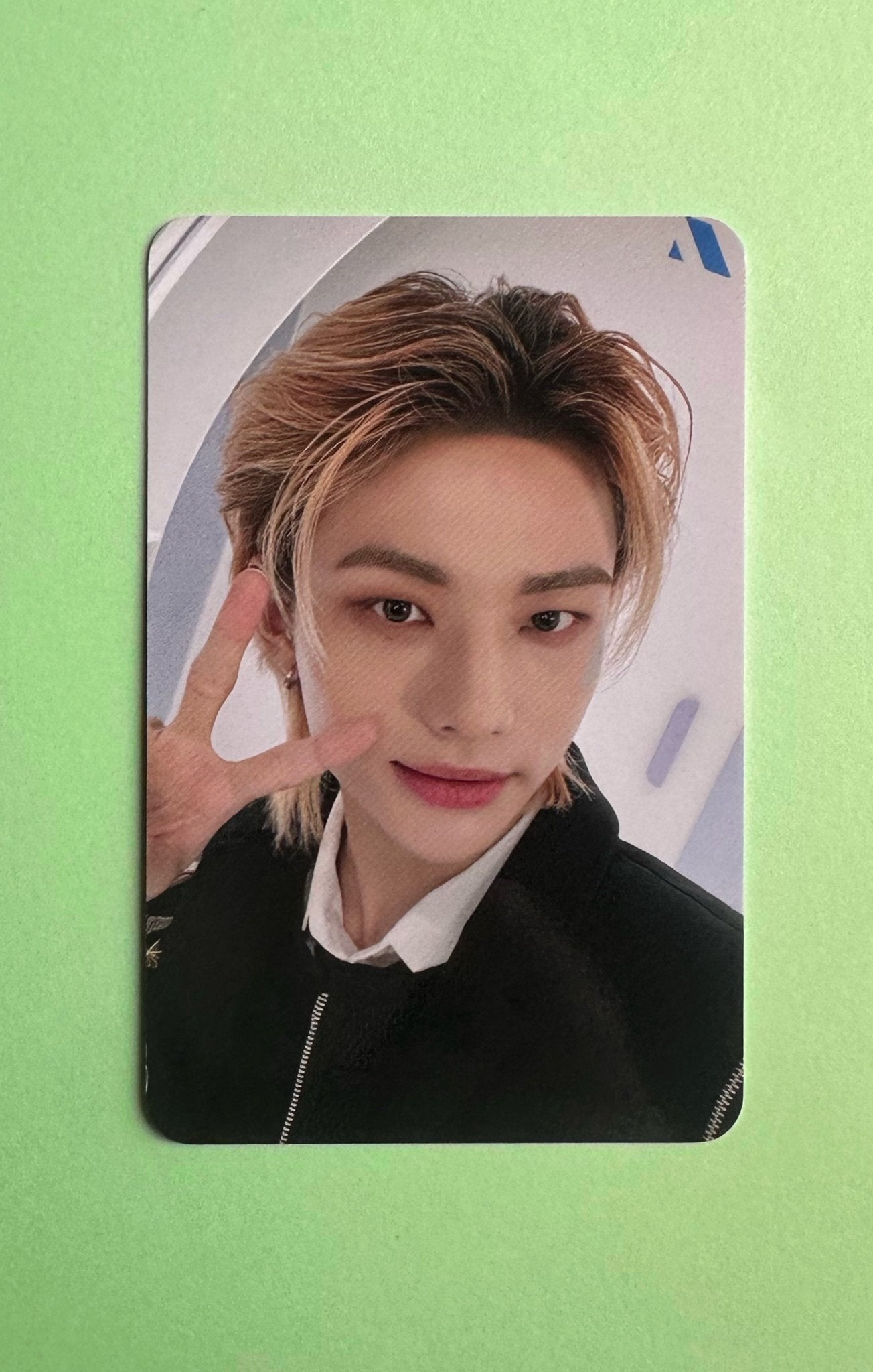 Hyunjin - Stray Kids - Pilot - 3rd Fan meet - Photocard - Ginger Root Photocard