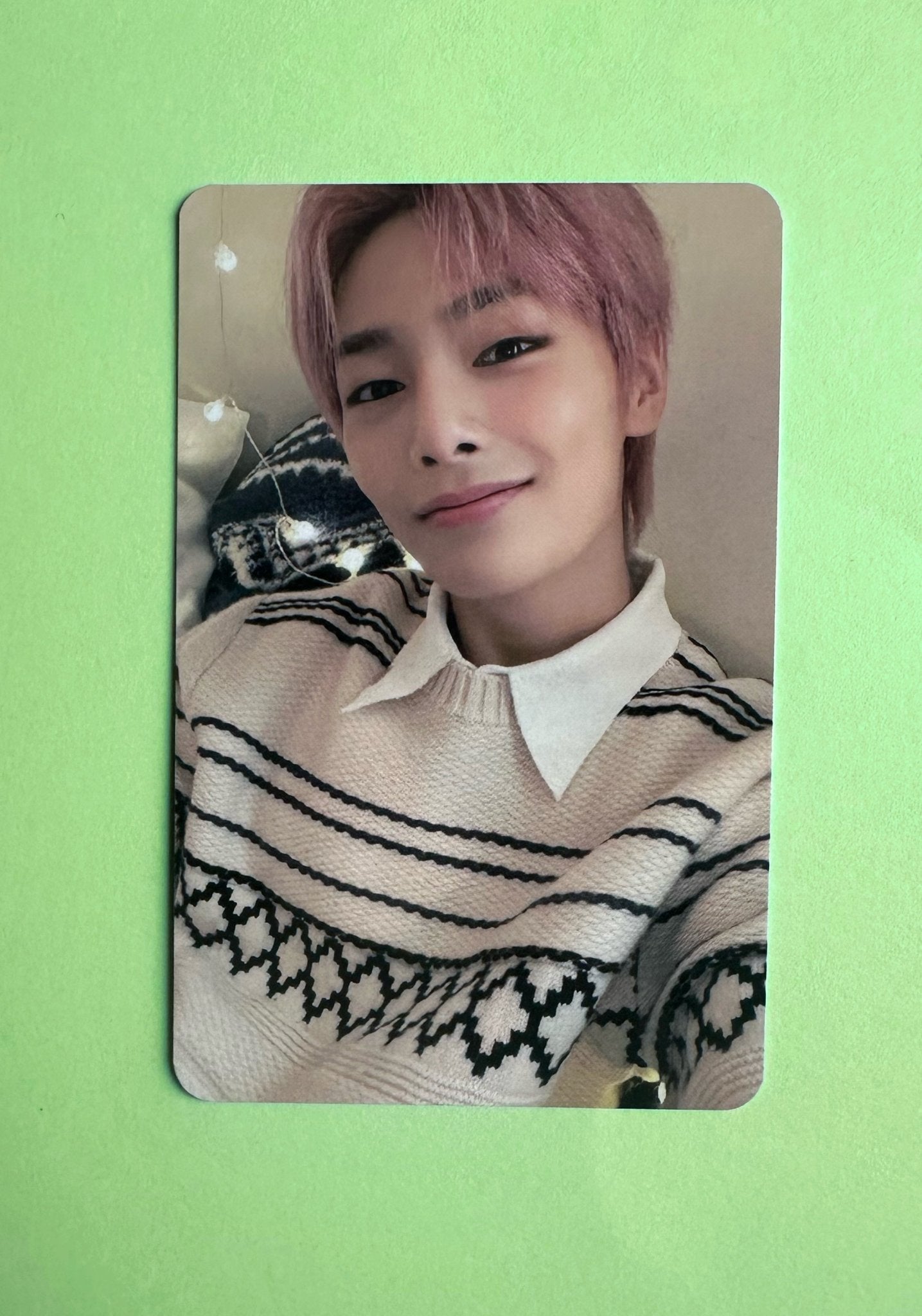 I.N - Stray Kids - Home Sweet Home - 3rd Fan Club Photocard - Ginger RootPhotocard