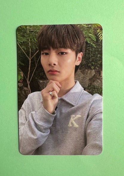 I.N - Stray kids - No Easy Album - Double Sided Photocard - Ginger Root Photocard