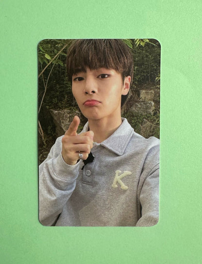 I.N - Stray kids - No Easy Album - Double Sided Photocard - Ginger Root Photocard