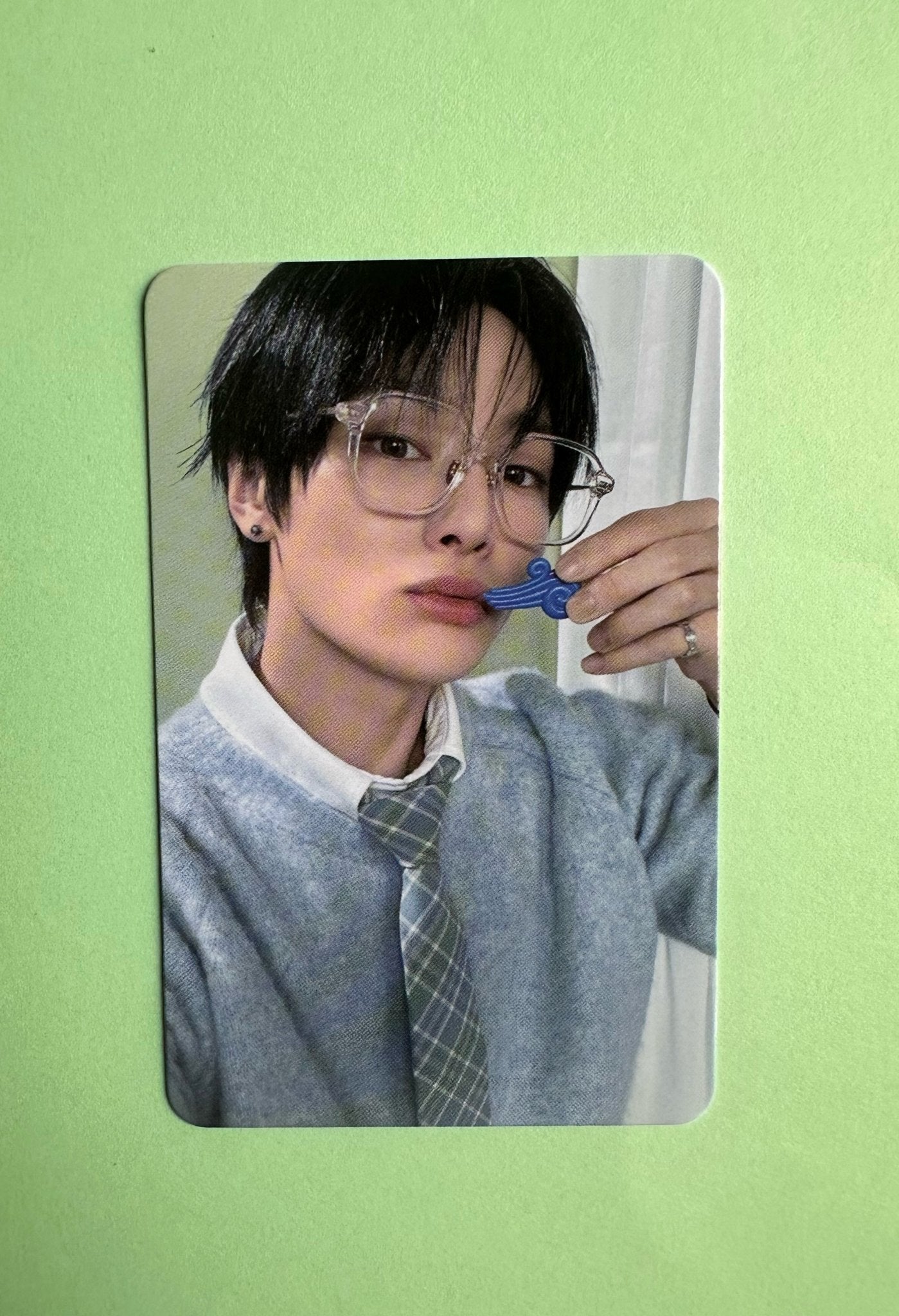 I.N - Stray Kids - Over the rain - 5th Fan Club - Photocard - Ginger RootPhotocard