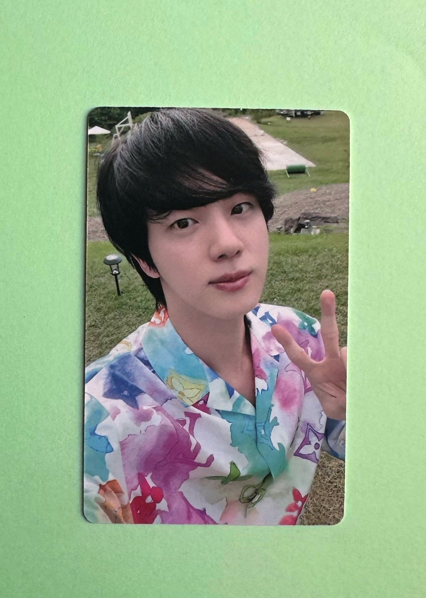 Jin - BTS - In the Scoop - Ver 2 - Weverse Shop Photocard - Ginger Root Photocard